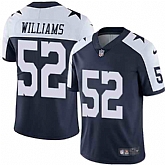 Nike Men & Women & Youth Cowboys 52 Connor Williams Navy Throwback NFL Vapor Untouchable Limited Jersey,baseball caps,new era cap wholesale,wholesale hats